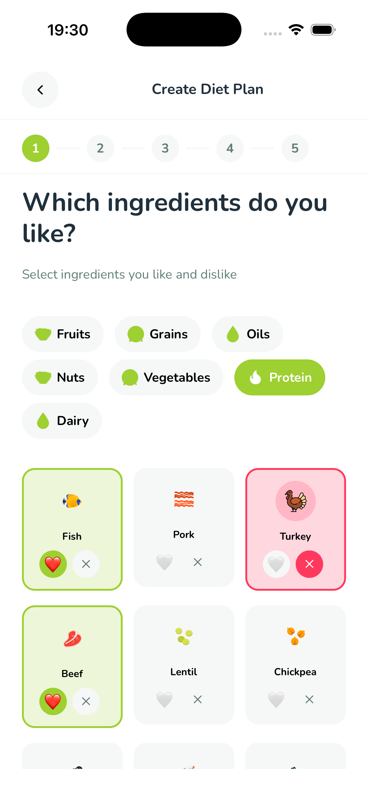 Personalized AI meal plan